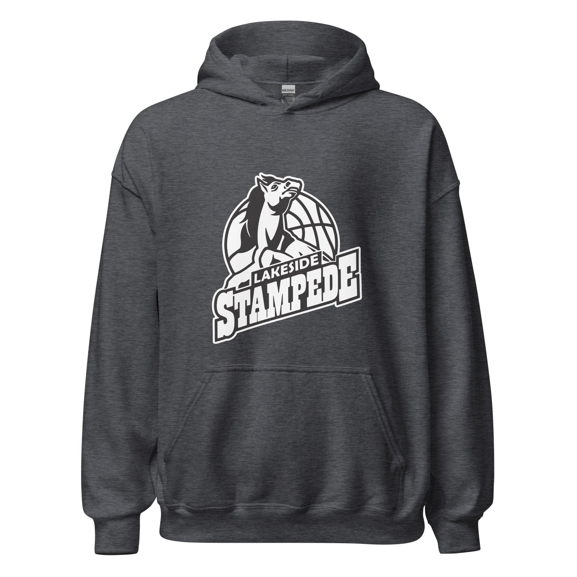 Classic | Hoodie | Lakeside Stampede | Basketball Mascot Logo