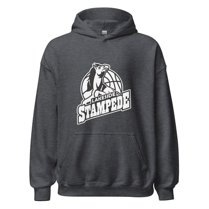 Classic | Hoodie | Lakeside Stampede | Basketball Mascot Logo