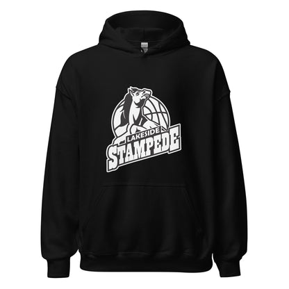 Classic | Hoodie | Lakeside Stampede | Basketball Mascot Logo