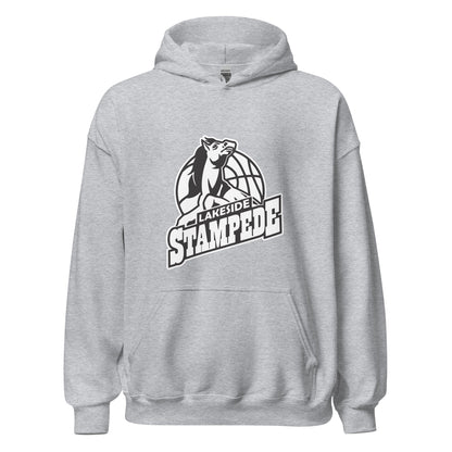 Classic | Hoodie | Lakeside Stampede | Basketball Mascot Logo