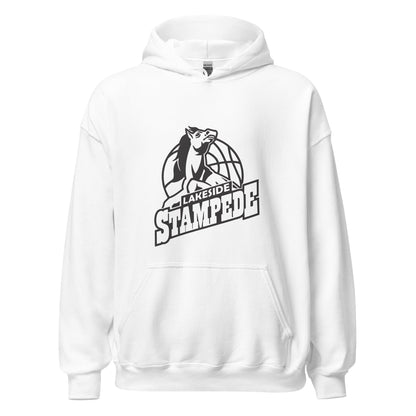 Classic | Hoodie | Lakeside Stampede | Basketball Mascot Logo