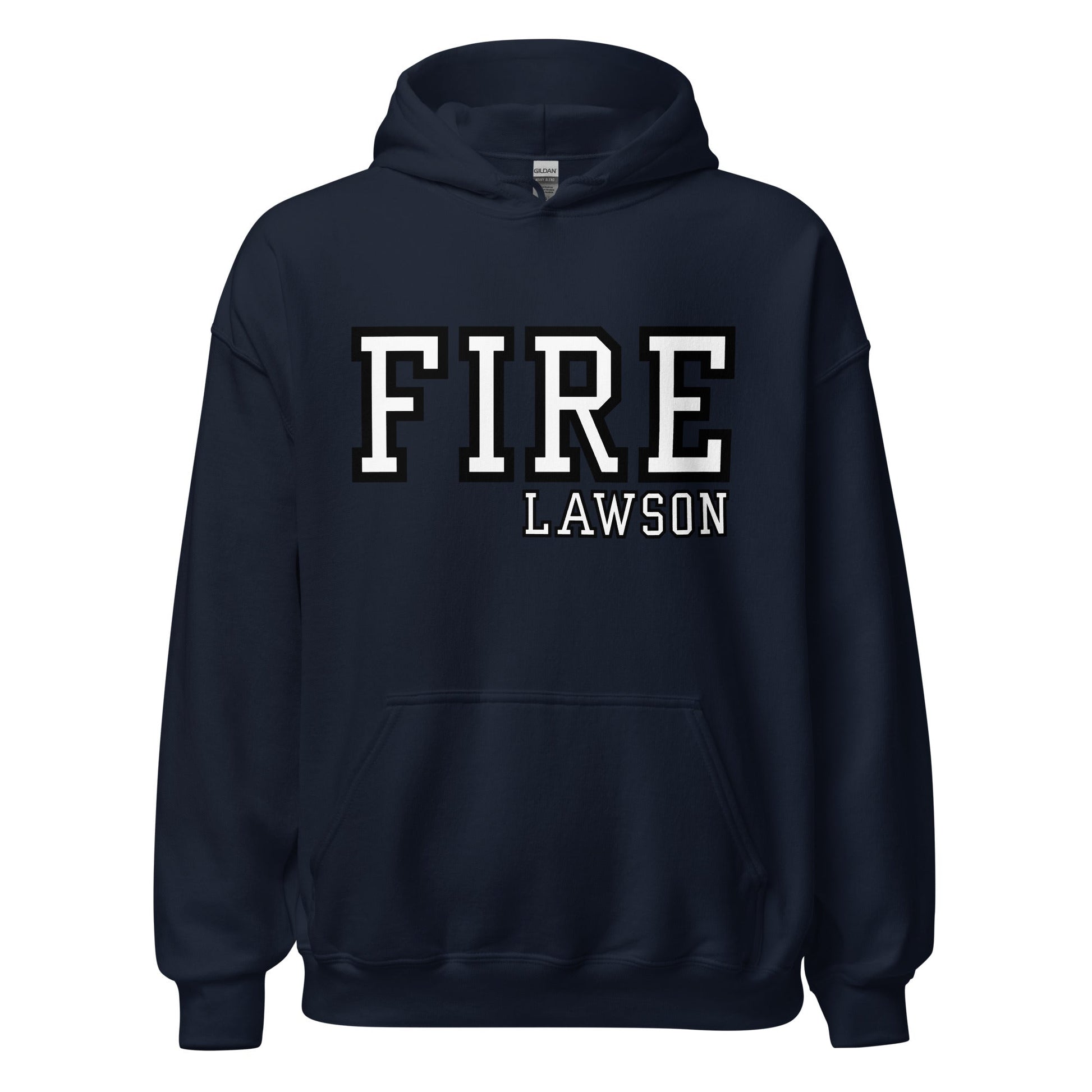 Classic | Hoodie | Lawson Fire Department | Script Logo