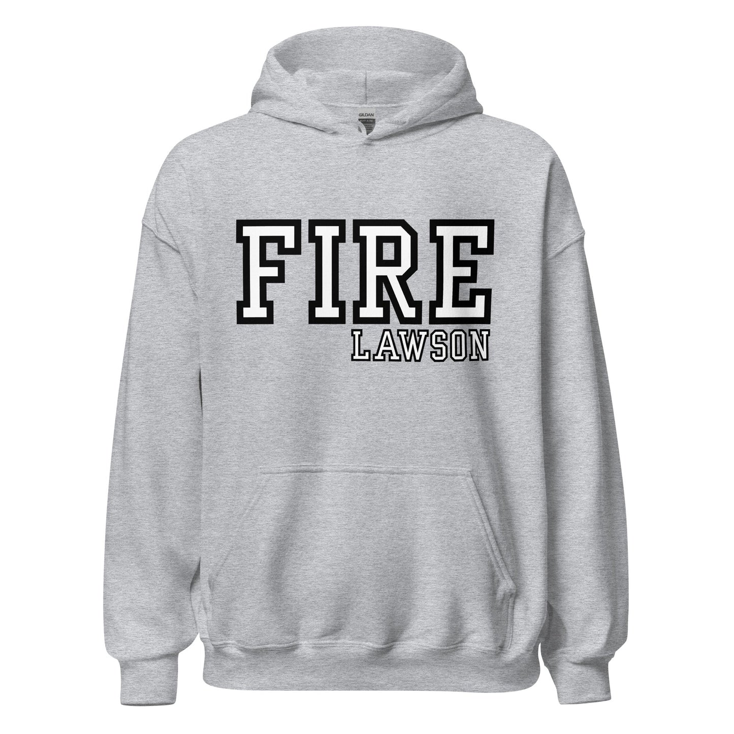 Classic | Hoodie | Lawson Fire Department | Script Logo