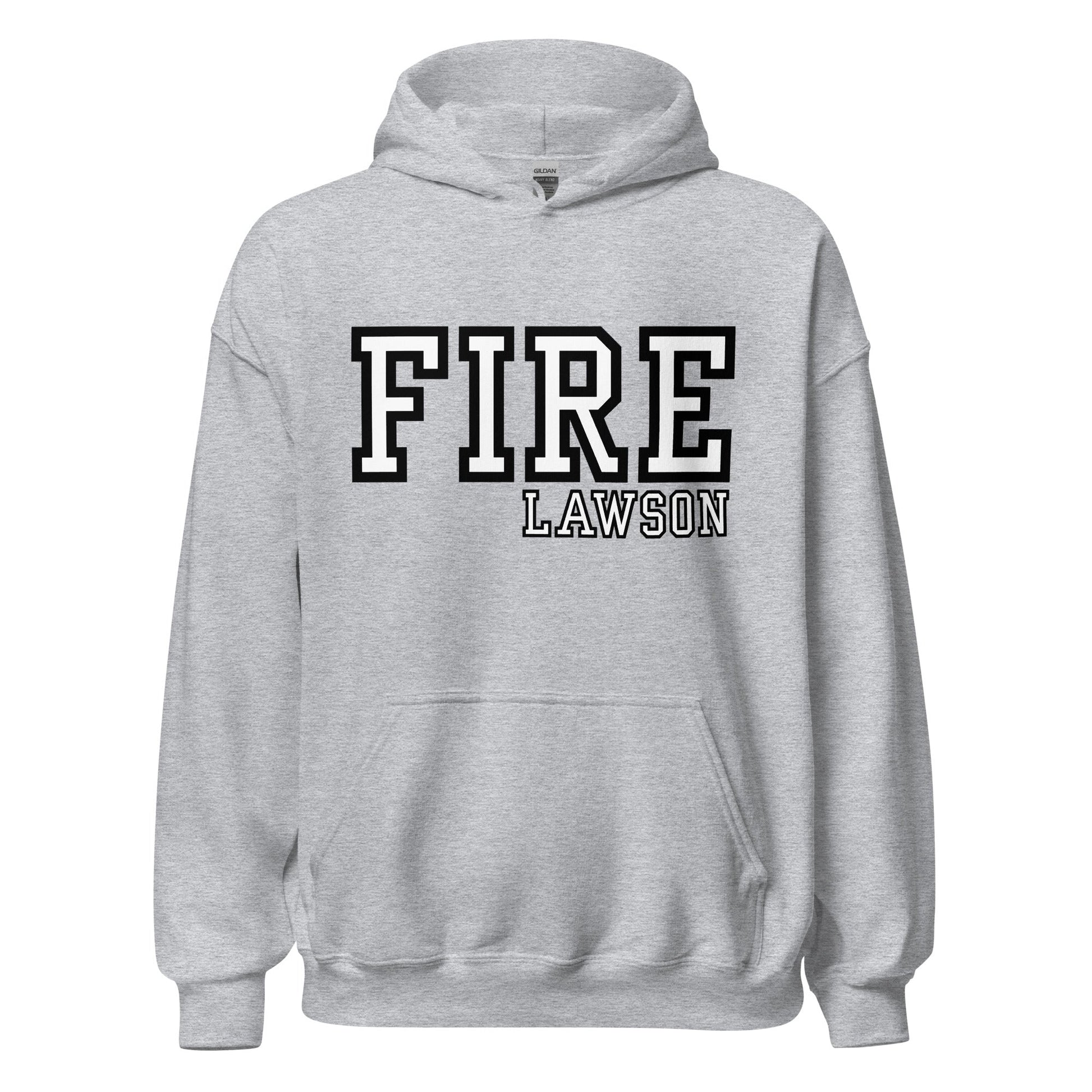 Classic | Hoodie | Lawson Fire Department | Script Logo