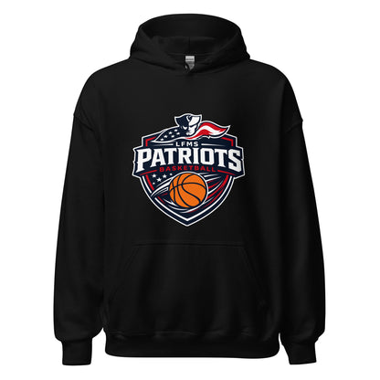 Classic | Hoodie | LFMS Athletics | Patriots Basketball Logo