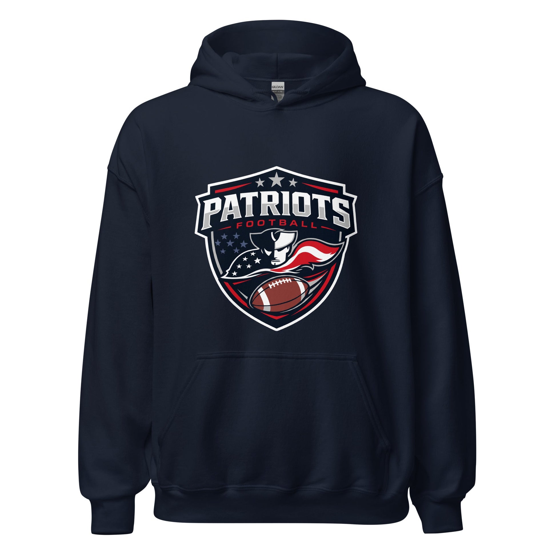 Classic | Hoodie | LFMS Athletics | Patriots Football Logo