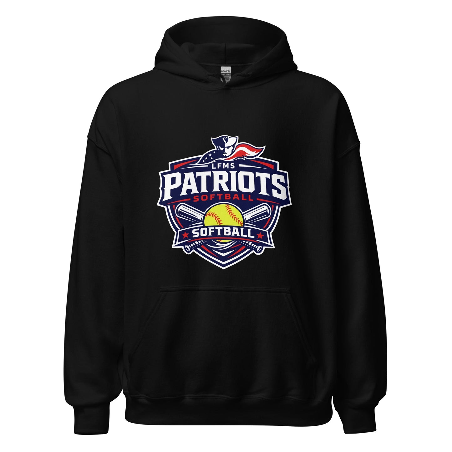 Classic | Hoodie | LFMS Athletics | Patriots Softball Logo
