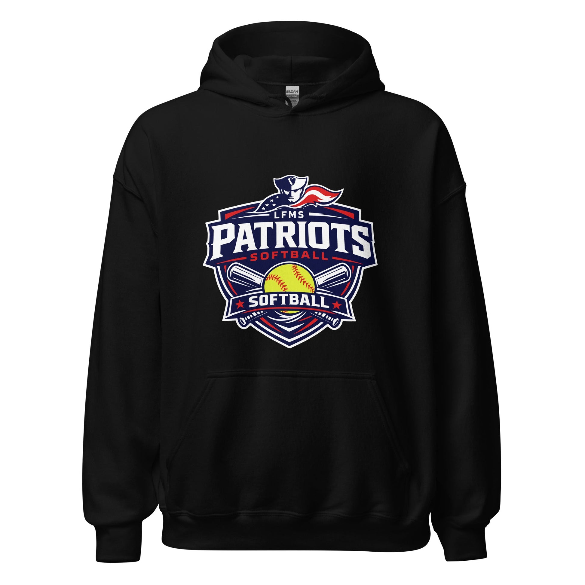 Classic | Hoodie | LFMS Athletics | Patriots Softball Logo