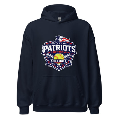 Classic | Hoodie | LFMS Athletics | Patriots Softball Logo