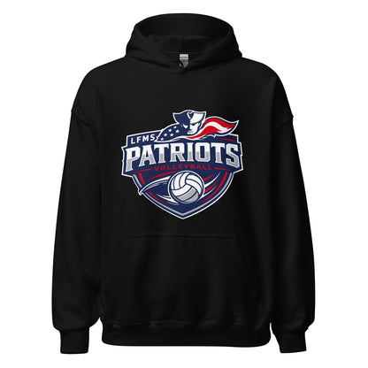 Classic | Hoodie | LFMS Athletics | Patriots Volleyball Logo