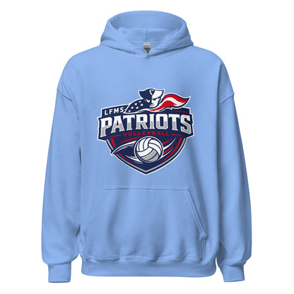 Classic | Hoodie | LFMS Athletics | Patriots Volleyball Logo