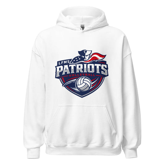 Classic | Hoodie | LFMS Athletics | Patriots Volleyball Logo
