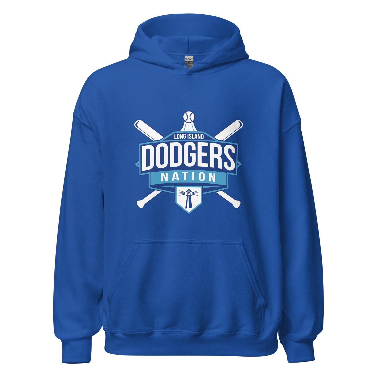 Classic | Hoodie | LI Dodgers Nation | Varsity Crest Logo