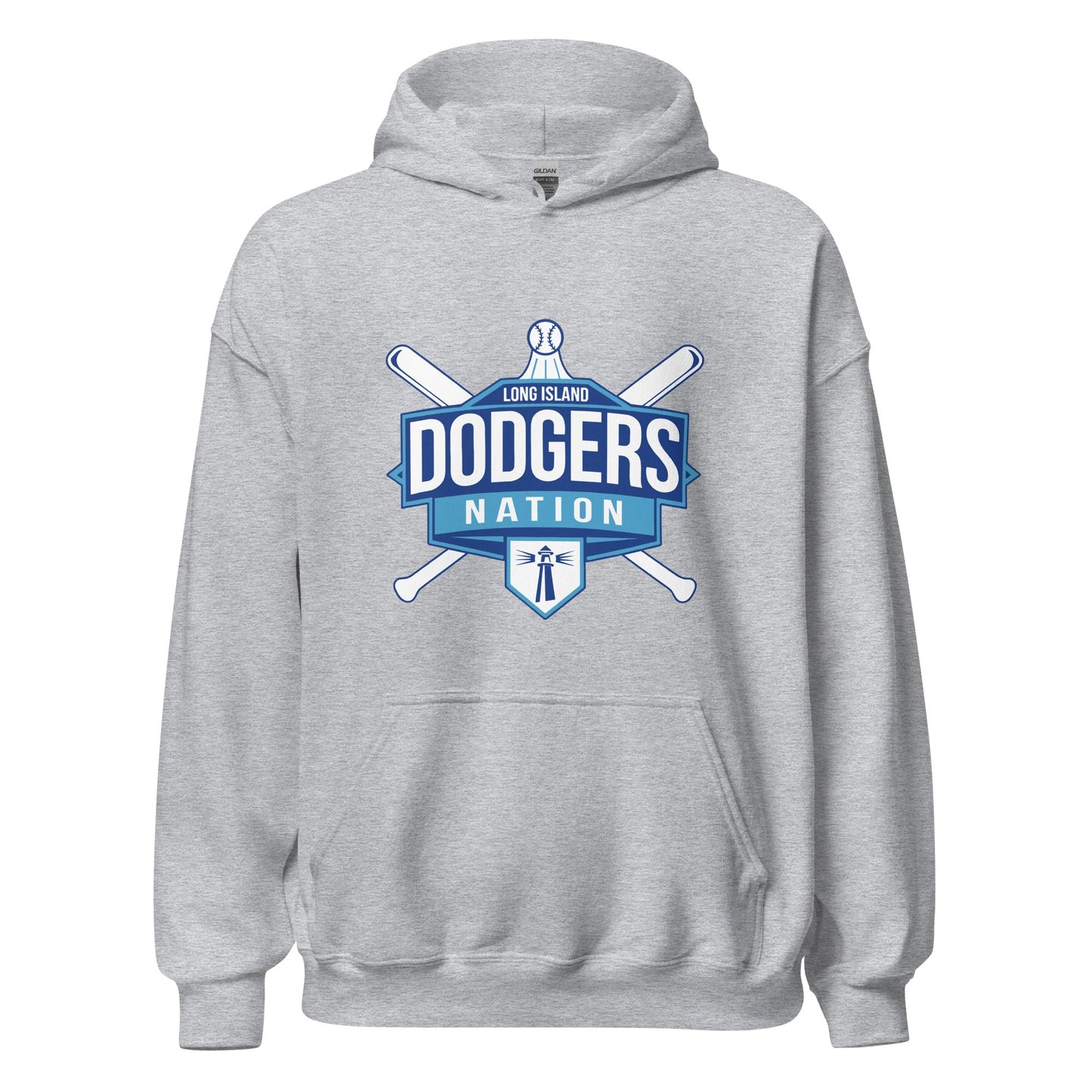 Classic | Hoodie | LI Dodgers Nation | Varsity Crest Logo