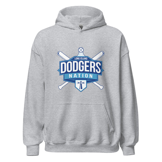 Classic | Hoodie | LI Dodgers Nation | Varsity Crest Logo