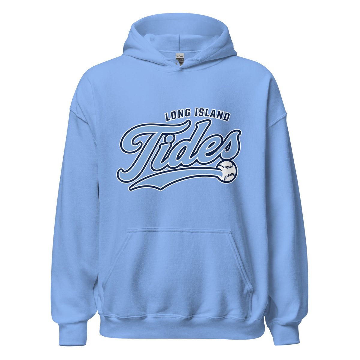 Classic | Hoodie | Long Island Tides Baseball | Athletics Logo