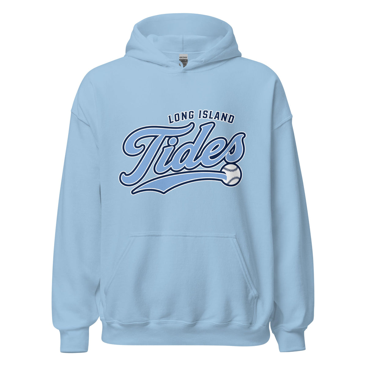Classic | Hoodie | Long Island Tides Baseball | Athletics Logo