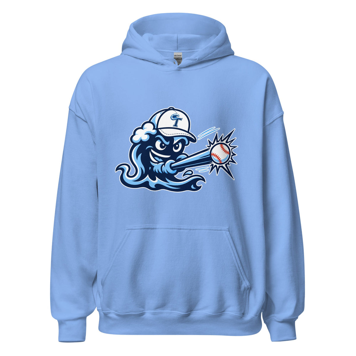 Classic | Hoodie | Long Island Tides Baseball | Mascot Logo