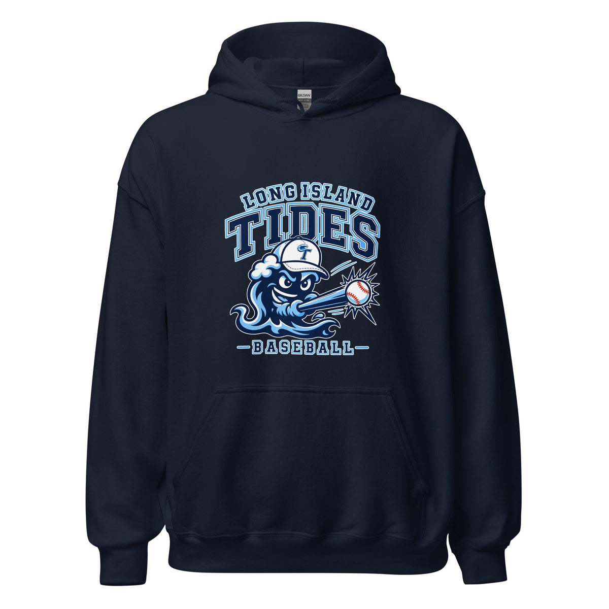 Classic | Hoodie | Long Island Tides Baseball | Valor Logo