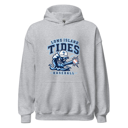 Classic | Hoodie | Long Island Tides Baseball | Valor Logo