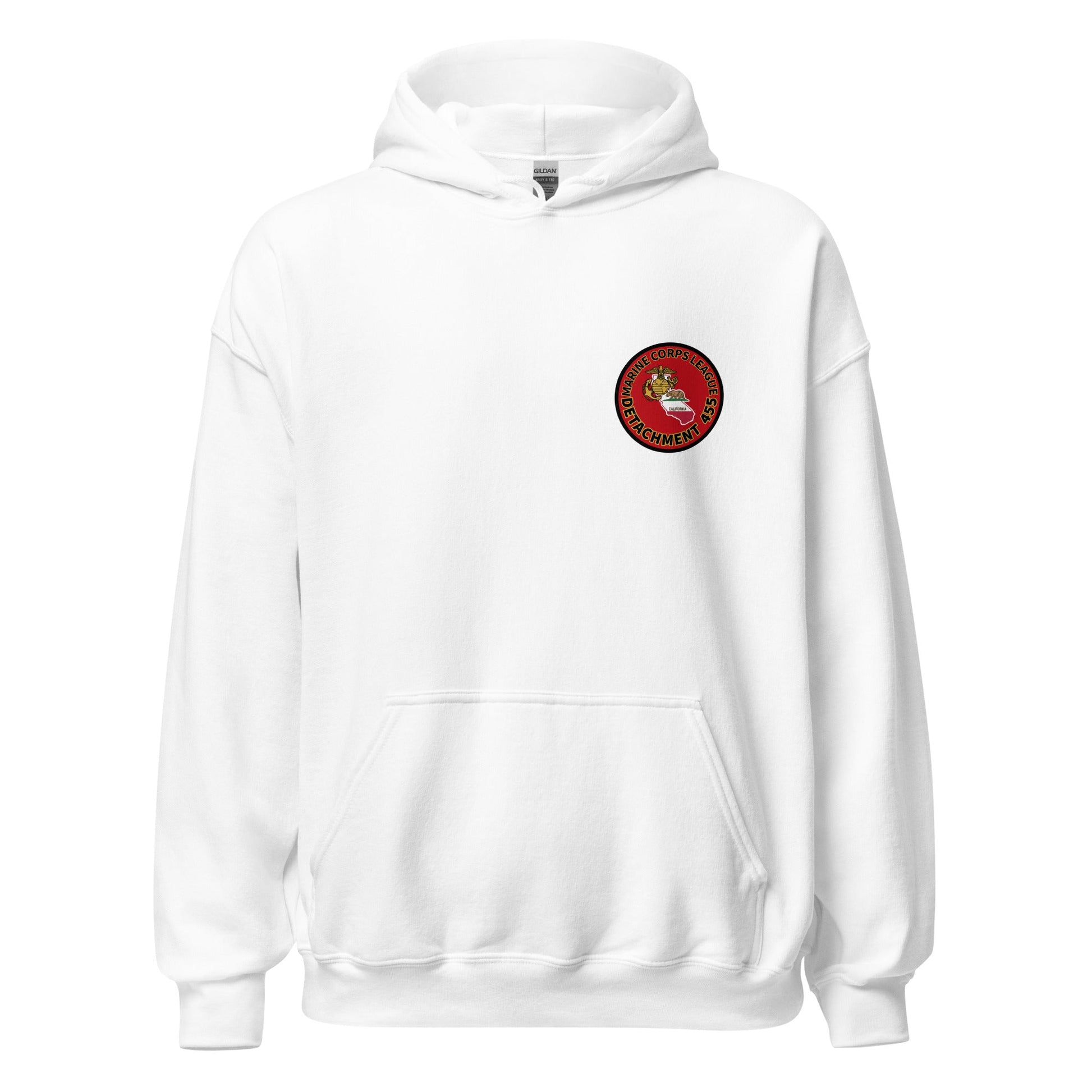 Classic | Hoodie | Marine Corps League kings County Det 455 | Badge Logo