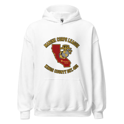 Classic | Hoodie | Marine Corps League kings County Det 455 | Crest Logo