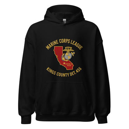 Classic | Hoodie | Marine Corps League kings County Det 455 | Crest Logo