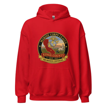 Classic | Hoodie | Marine Corps League kings County Det 455 | Shield Logo