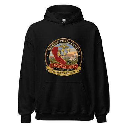Classic | Hoodie | Marine Corps League kings County Det 455 | Shield Logo