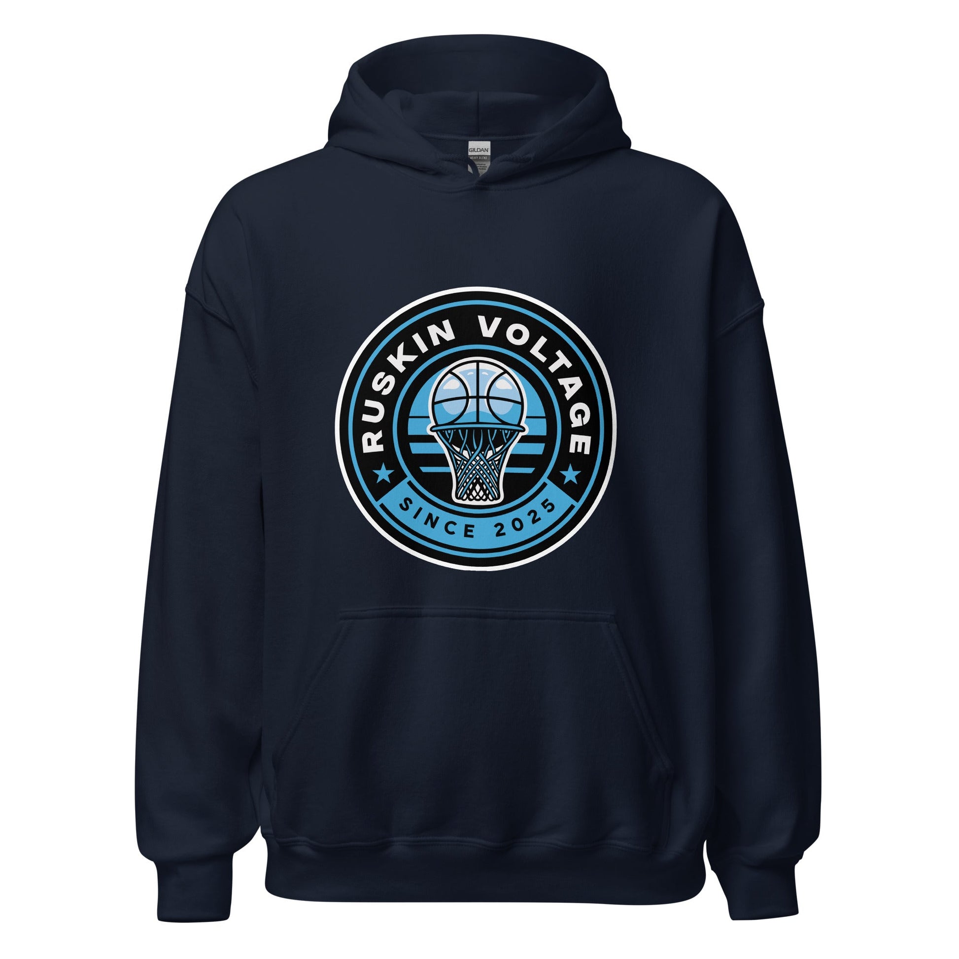 Classic | Hoodie | Maximum Voltage Athletics District | Hoop Crest Logo