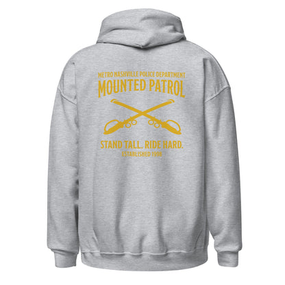 Classic | Hoodie | Metro Nashville Police Department Horse Mounted Patrol | Stand Tall Logo