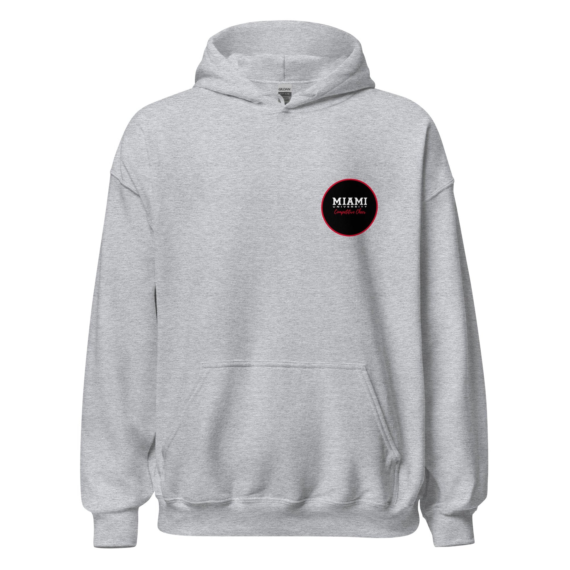 Classic | Hoodie | Miami University Competitive Cheer Team | Badge Logo