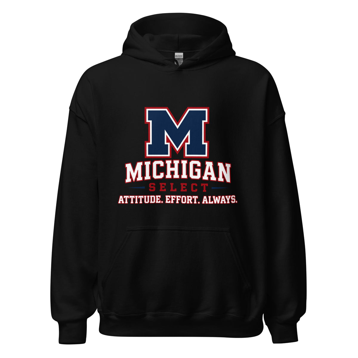 Classic | Hoodie | Michigan Select Baseball | Crest Logo