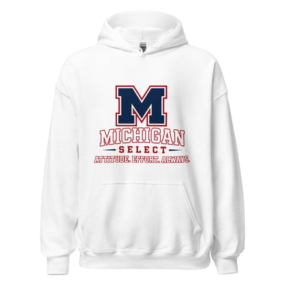 Classic | Hoodie | Michigan Select Baseball | Crest Logo