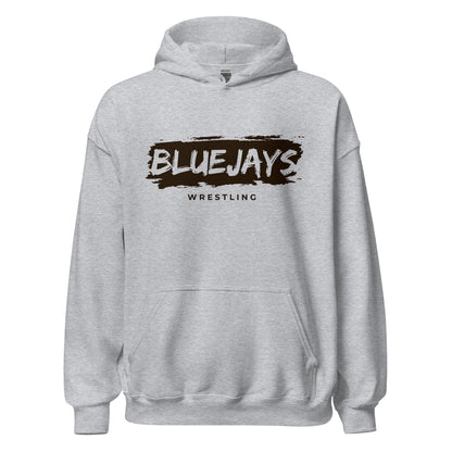 Classic | Hoodie | Middlesex Bluejays Wrestling | Script Logo
