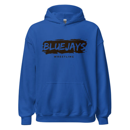 Classic | Hoodie | Middlesex Bluejays Wrestling | Script Logo