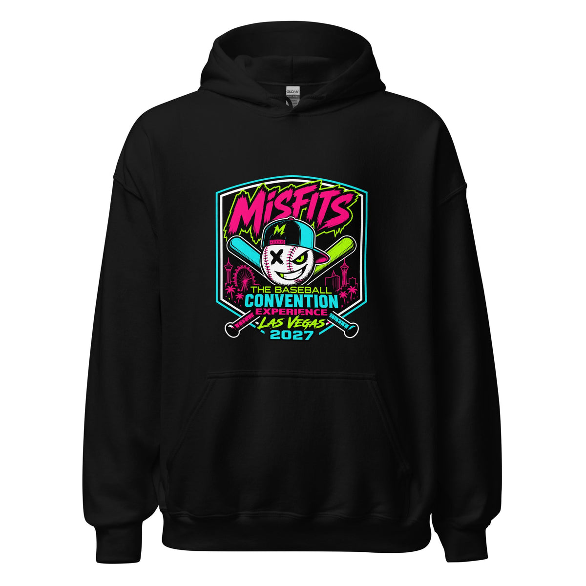 Classic | Hoodie | Misfits Baseball | Shield Logo