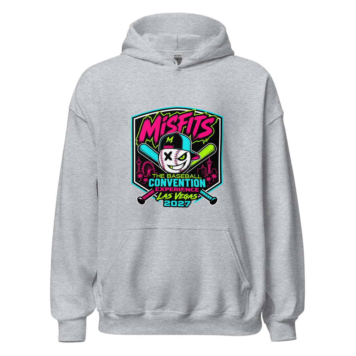 Classic | Hoodie | Misfits Baseball | Shield Logo