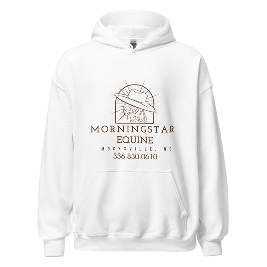 Classic | Hoodie | Morningstar Equine | Morningstar Equine Burnt Logo