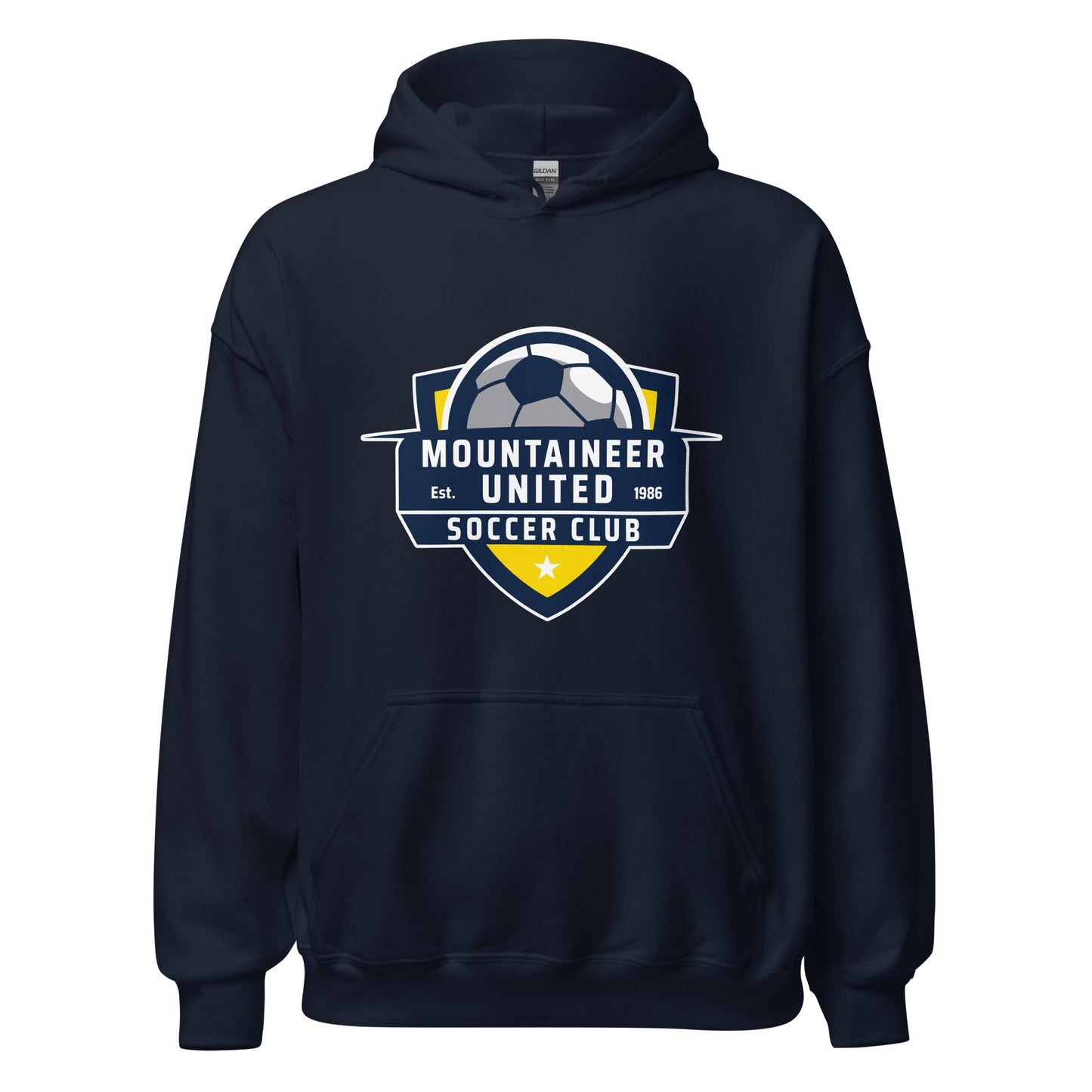 Classic | Hoodie | Mountaineer United Soccer Club | Alpine Crest Logo