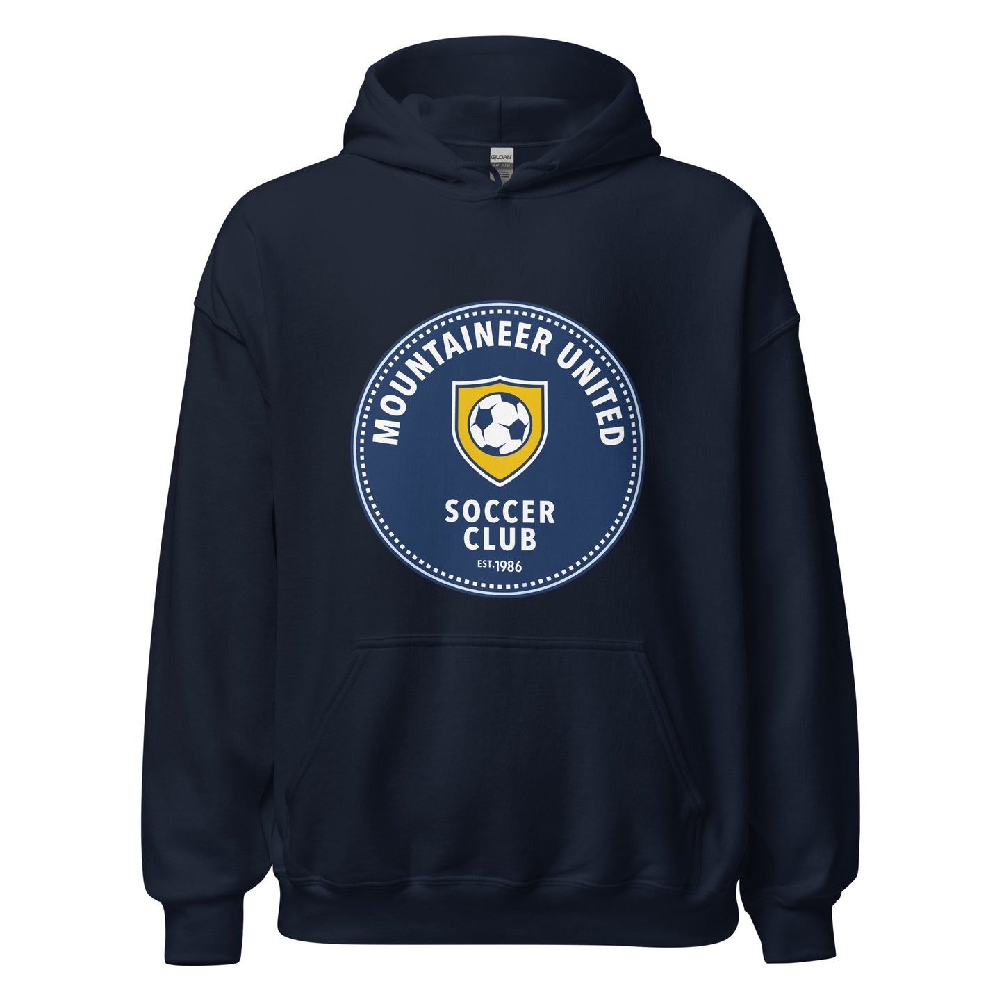 Classic | Hoodie | Mountaineer United Soccer Club | Badge Logo