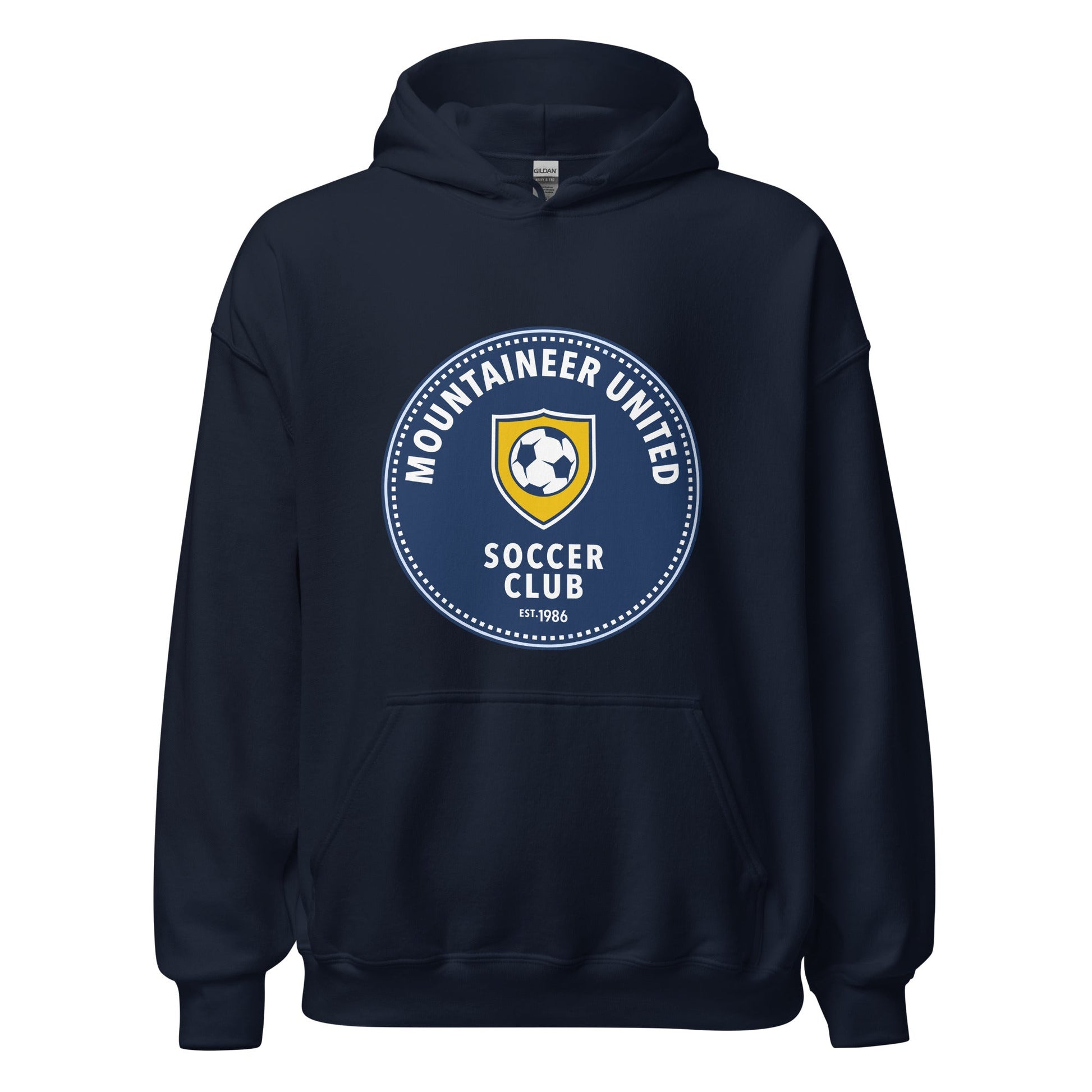 Classic | Hoodie | Mountaineer United Soccer Club | Badge Logo