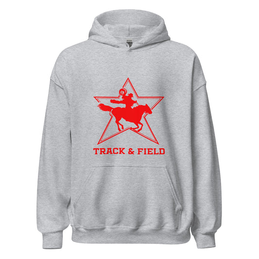 Classic | Hoodie | North Lake Track and Field | Cowboy T&F Logo