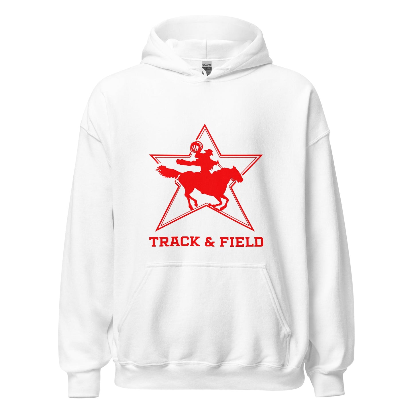 Classic | Hoodie | North Lake Track and Field | Cowboy T&F Logo