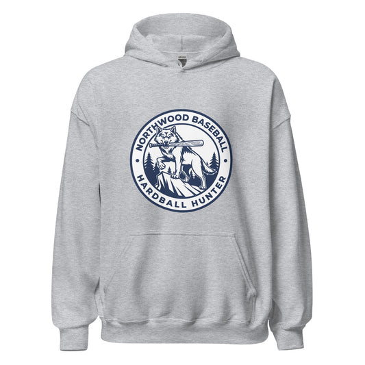 Classic | Hoodie | Northwood High School Baseball | Badge Logo