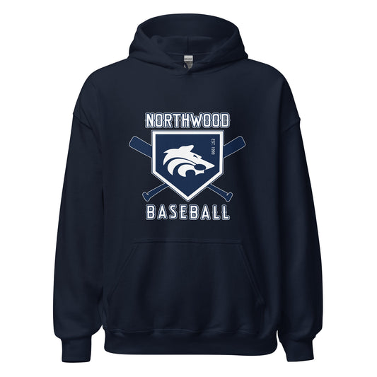 Classic | Hoodie | Northwood High School Baseball | Emblem Logo