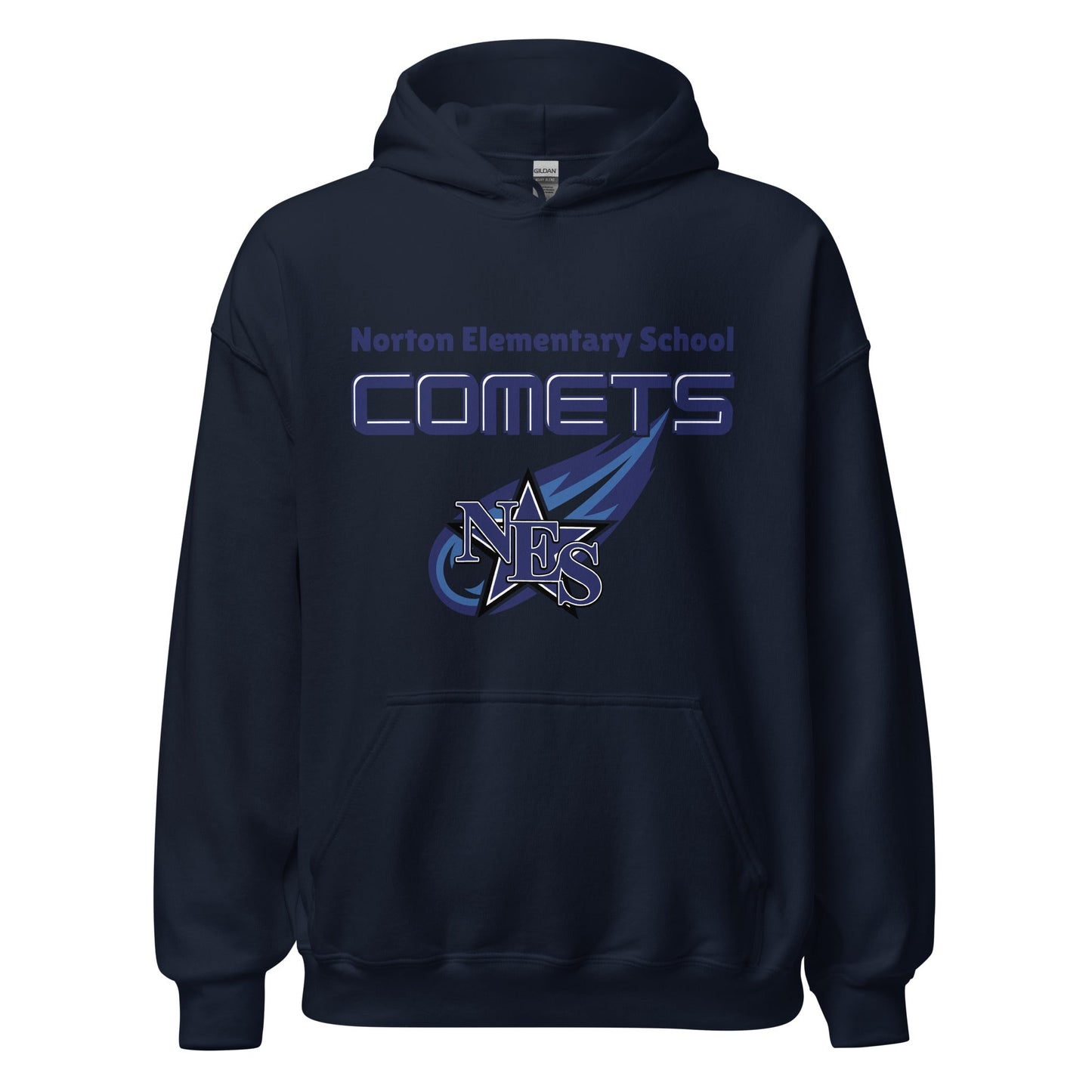 Classic | Hoodie | Norton Elementary School | Space Script Logo