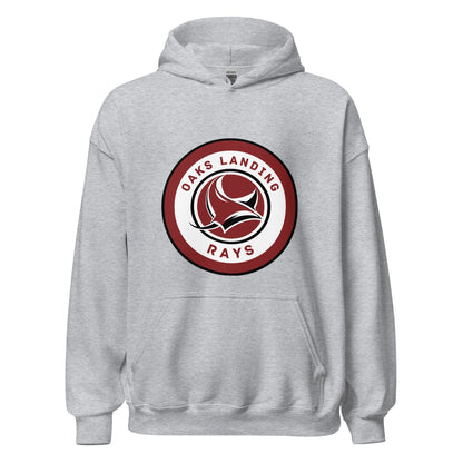 Classic | Hoodie | OAKS LANDING RAYS | Badge Logo