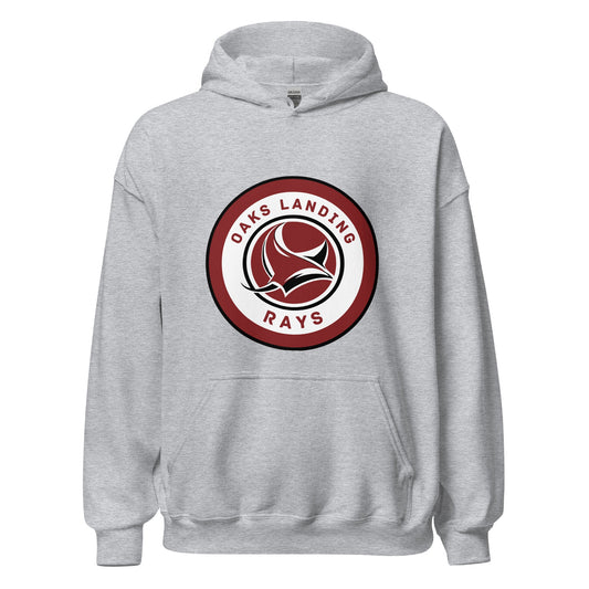 Classic | Hoodie | OAKS LANDING RAYS | Badge Logo