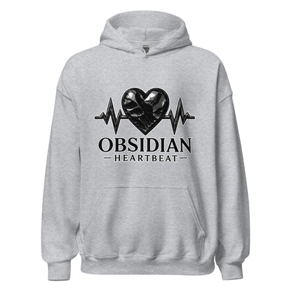Classic | Hoodie | Obsidian Heartbeat | Pulse Athletics Logo